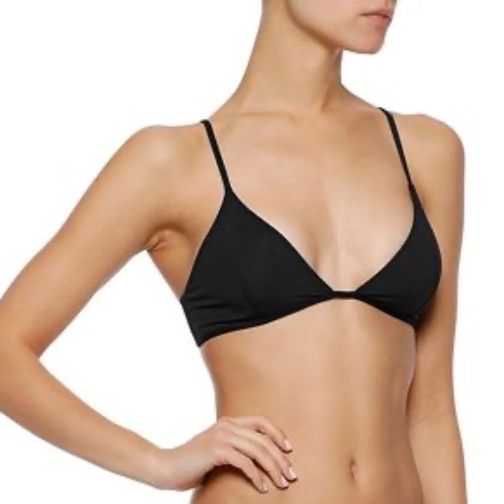 Melissa Odabash NWT black bikini Top 10 bottom 8